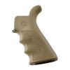 OverMolded® Rubber Beavertail Grip - FDE for AR-15 / M16 style rifles