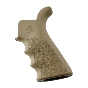 OverMolded® Rubber Beavertail Grip - FDE for AR-15 / M16 style rifles