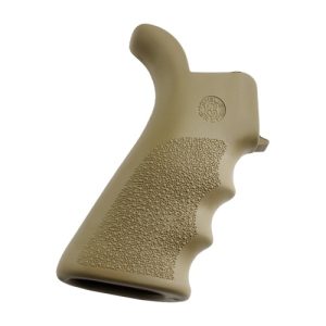 OverMolded® Rubber Beavertail Grip - FDE for AR-15 / M16 style rifles view 2