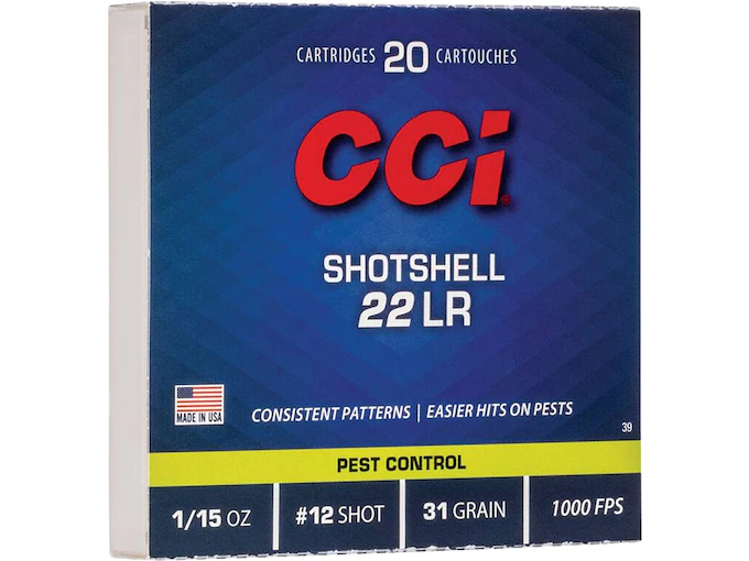 Order CCI Shotshell 22LR Ammo 31 Grain Lead Shot Online