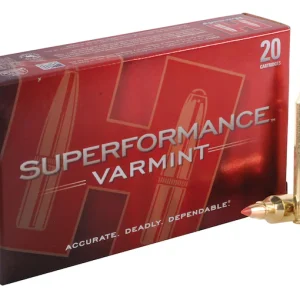 Get Hornady Superformance Varmint 204 Ruger Ammo 40 Grain Hornady V-Max Polymer Tip 500rounds Online