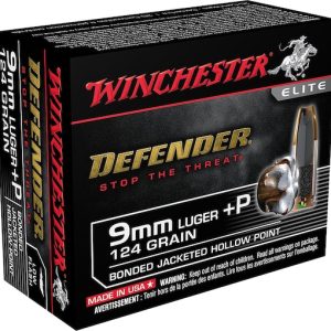 Get Winchester Defender 9mm Luger +P Ammo 124 Grain Winchester PDX1 Bonded Jacketed Hollow Point 200 rounds Online