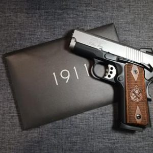 Springfield Armory 1911 EMP 9mm Luger 3in Black/Stainless Pistol - 9+1 Rounds - California Compliant view 2