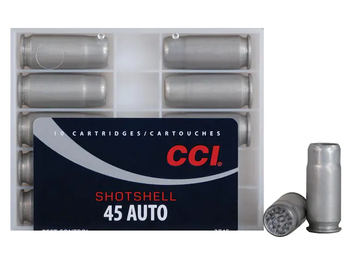 Authentic CCI Shotshell 45 ACP Ammo 120 Grain Lead Shot 200 rounds