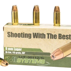 Shop IMI 9mm Luger Ammo 115 Grain Jacketed Hollow Point