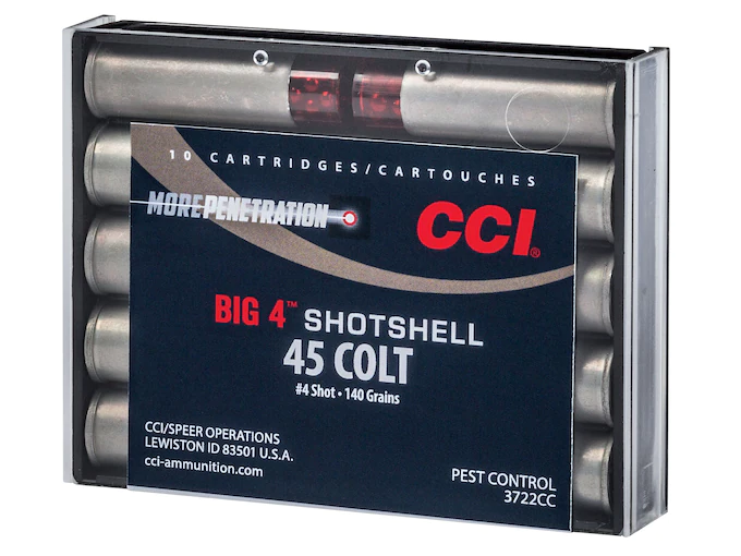 Shop CCI Big 4 Shotshell 45 Colt (Long Colt) Ammo 140 Grain Lead Shot 200 rounds